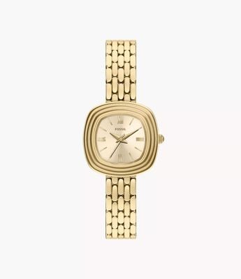 Fossil Emerson 30 mm Three-Hand Gold-Tone Stainless Steel Fossil Watch ES5506