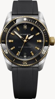 Victorinox Maverick Quartz (39mm) Black Dial / Black Rubber Strap 242099
