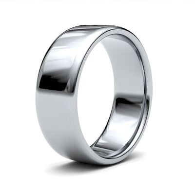 James Moore Wedding Rings | Palladium 500 | 7mm | Light | Soft Court | AG_7LLS-PD5