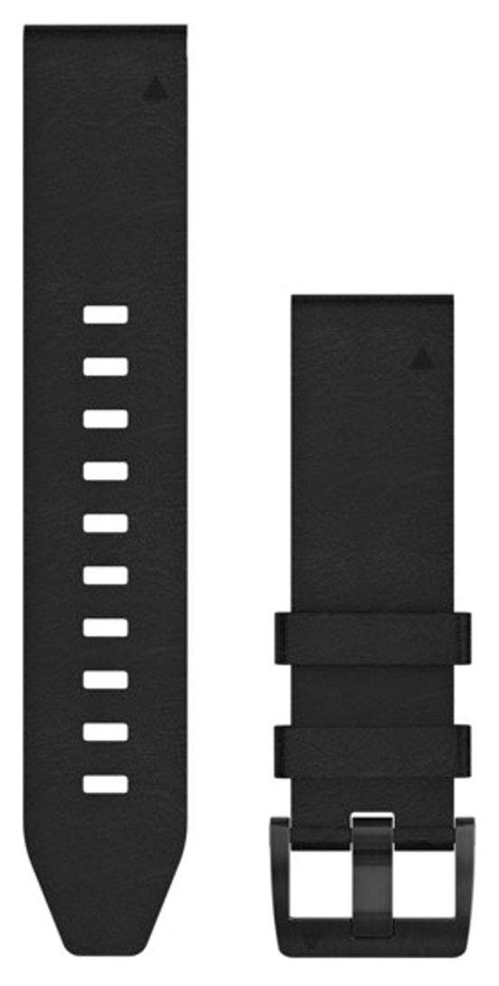 Garmin 010-12740-01 Black Leather Strap Only QuickFit 22mm Watch