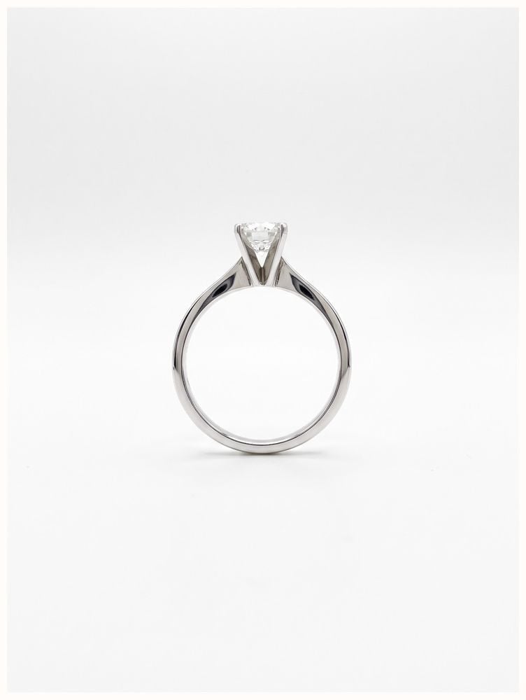Plat Single Stone 0.60ct Dia Ring J28302 - alternate view 3