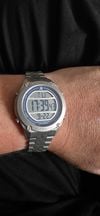 Customer picture of RZE UTD-8000 Multi-Function (42mm) Positive Display / Blue Elastic Nylon Strap UTD-8000-NB