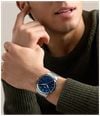 Fossil Minimalist 44 mm Three-Hand Blue Dial Stainless Steel Watch FS6180 - alternate view 7