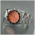 Orient Men's Automatic Dive Mako Kamasu Orange Sunburst Dial Stainless Steel Bracelet Sapphire Crystal RA-AA0826Y39B - alternate view 3