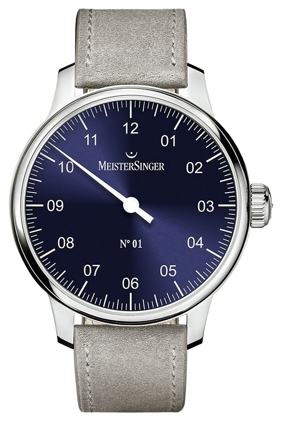MeisterSinger AM3308 Men's Classic No. 1 Hand Wound Sellita Watch
