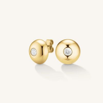 Rosefield Jewellery Ladies Bold Solitary Gold Studs JEBSG-J1198