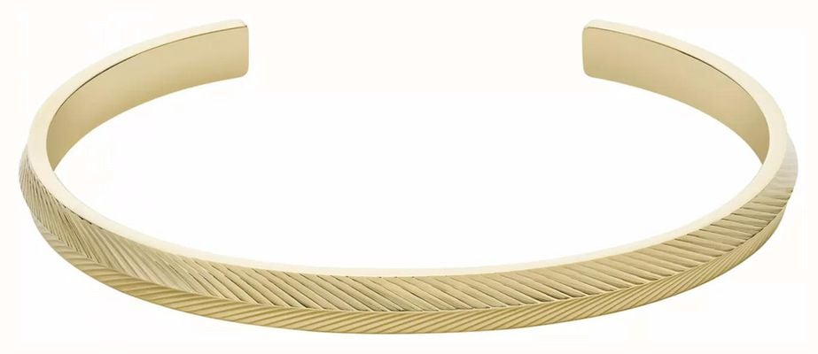 Fossil Ladies Harlow Linear Gold-Tone Bangle JF04117710