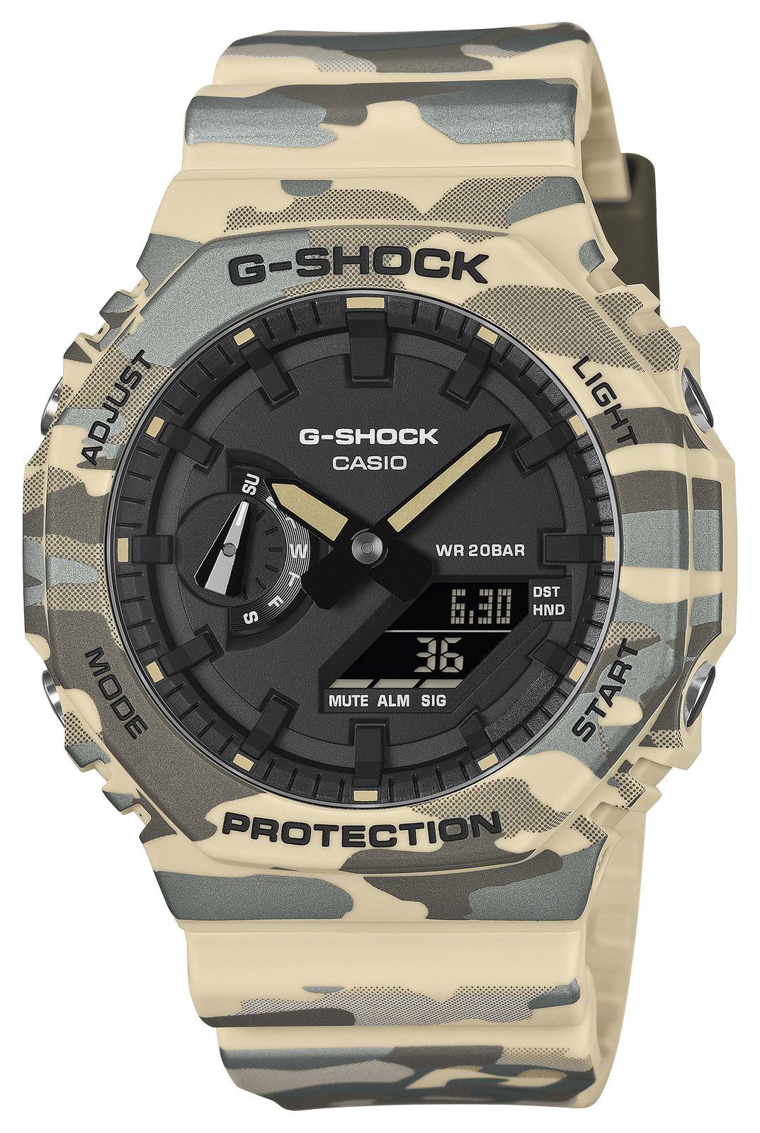 Casio GA-2100CM-5AER G-Shock 2100 Series Original Camouflage Watch