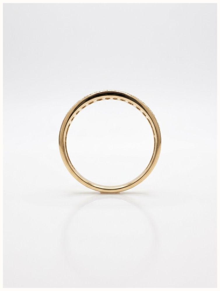 0.25ct Round Brilliant Natural Diamonds 9ct Yellow Gold Ring J86056 - alternate view 3