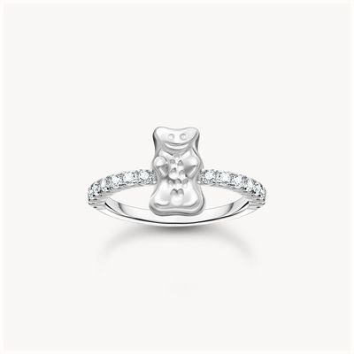 Thomas Sabo Silver Ring With HARIBO Goldbear And Zirconia TR2504-051-14-54