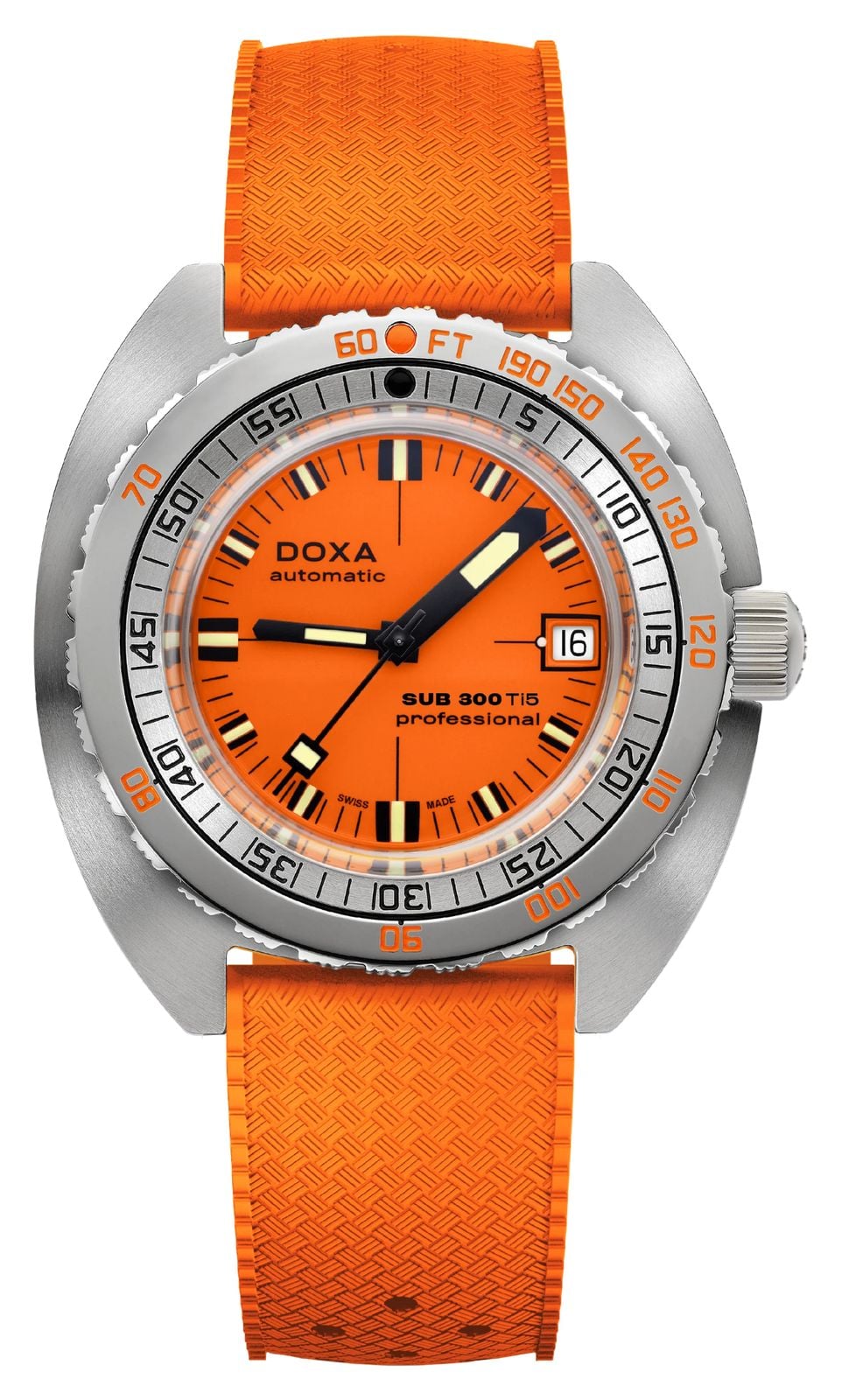 DOXA 823.50.351.21 SUB 300 Ti5 Profesional (42.5mm) Orange Watch