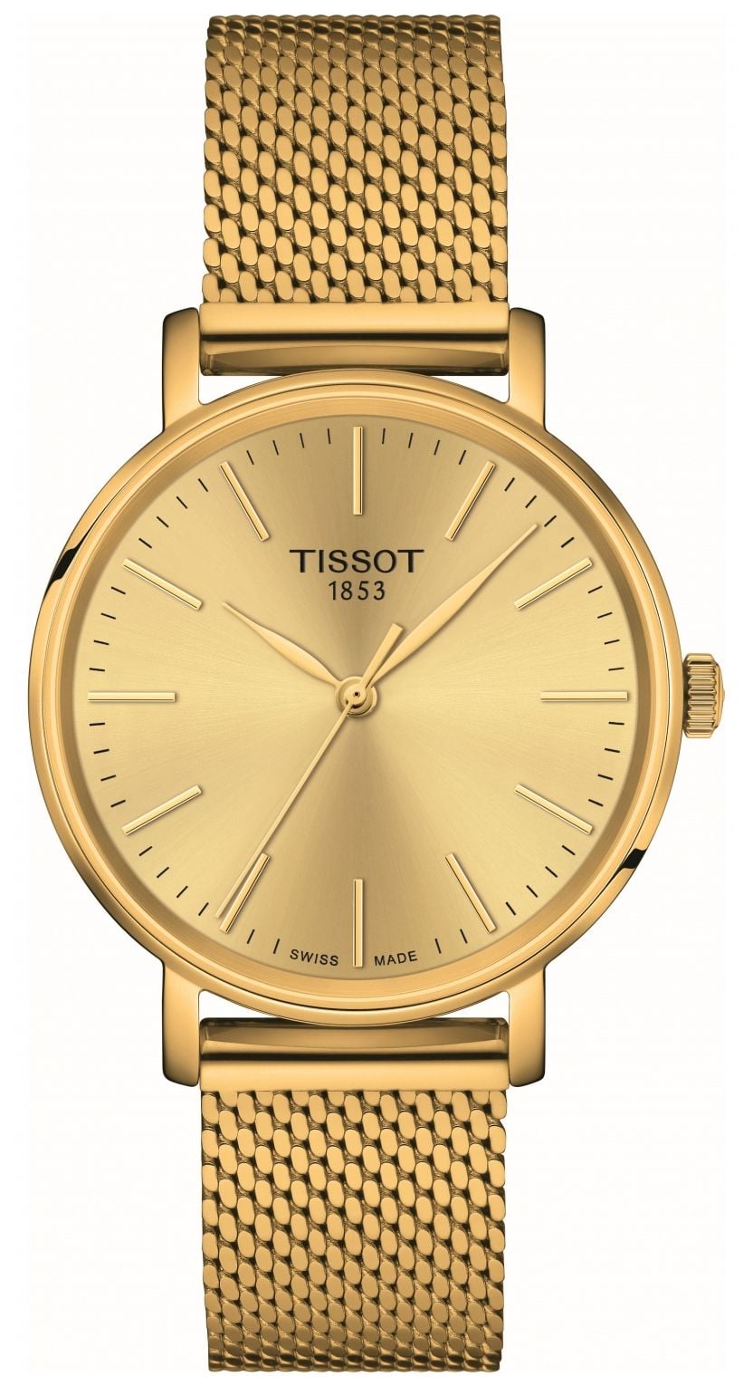 Tissot T1432103302100 Everytime Lady | Gold Dial | Gold Watch