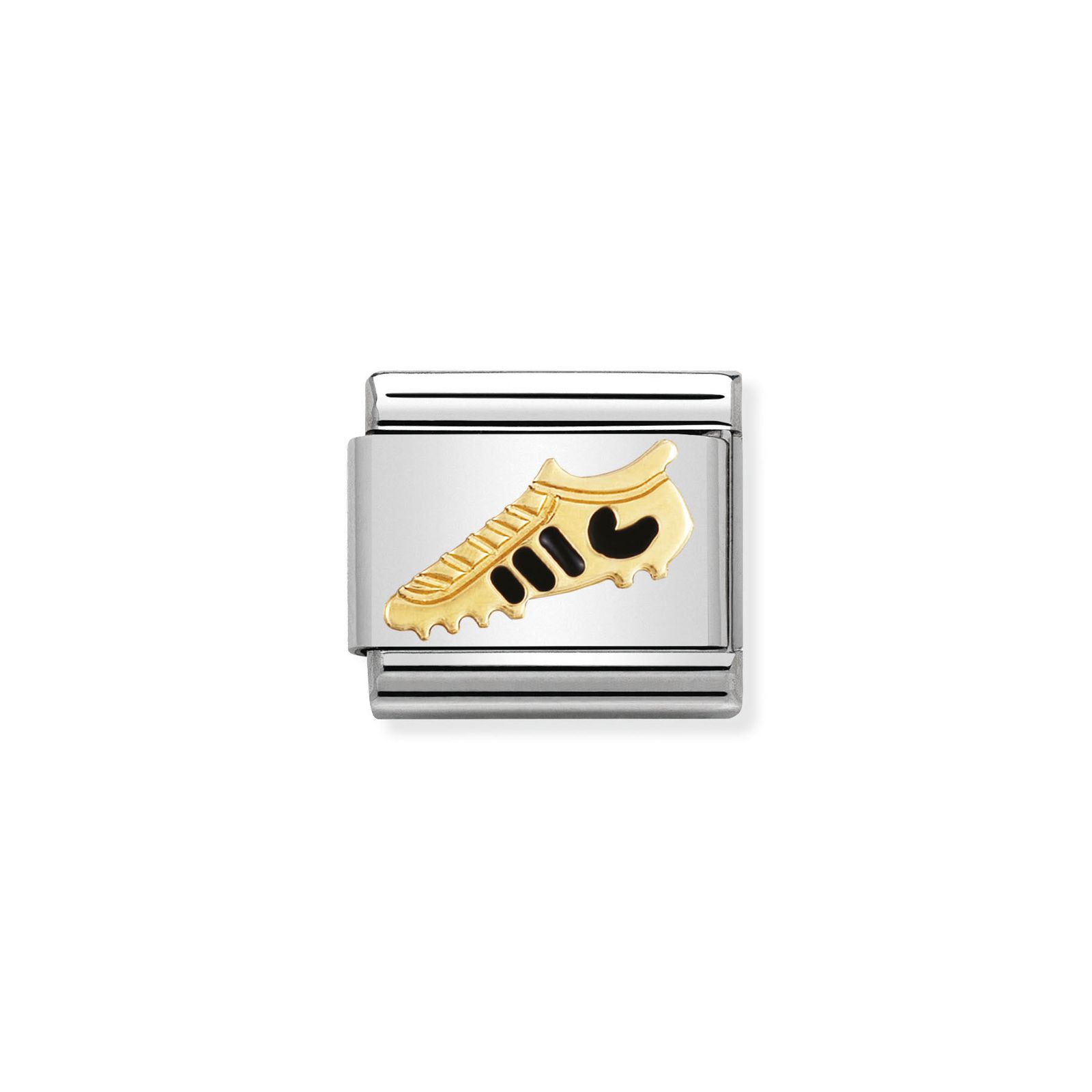 Nomination 030204/20 Classic Football Boot 18ct Gold & Steel Jewellery