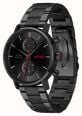 HUGO TAKEOFF / 43mm / Black Dial / Black Stainless Steel Bracelet 1530468 - alternate view 2