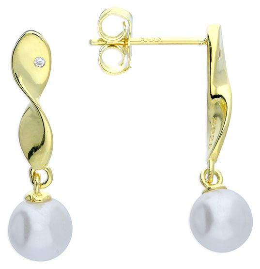 CME Leicester Limited H7205/Y Sterling Silver Gold-Plated Jewellery