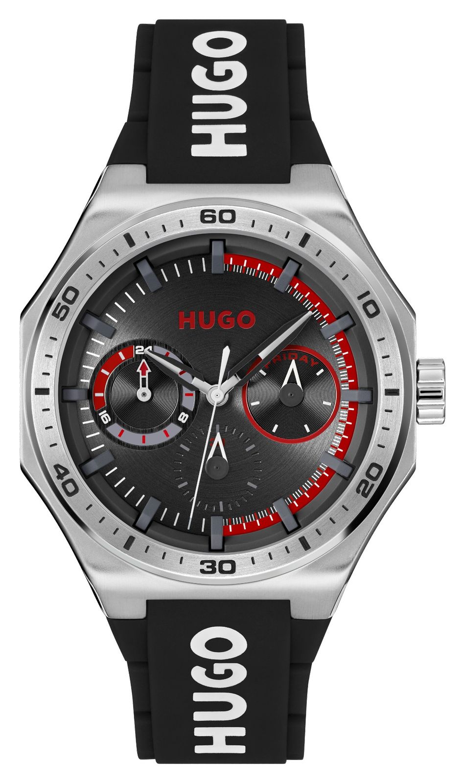 HUGO 1530397 #GRAIL SPORT Multifunction (44mm) Black Dial / Watch