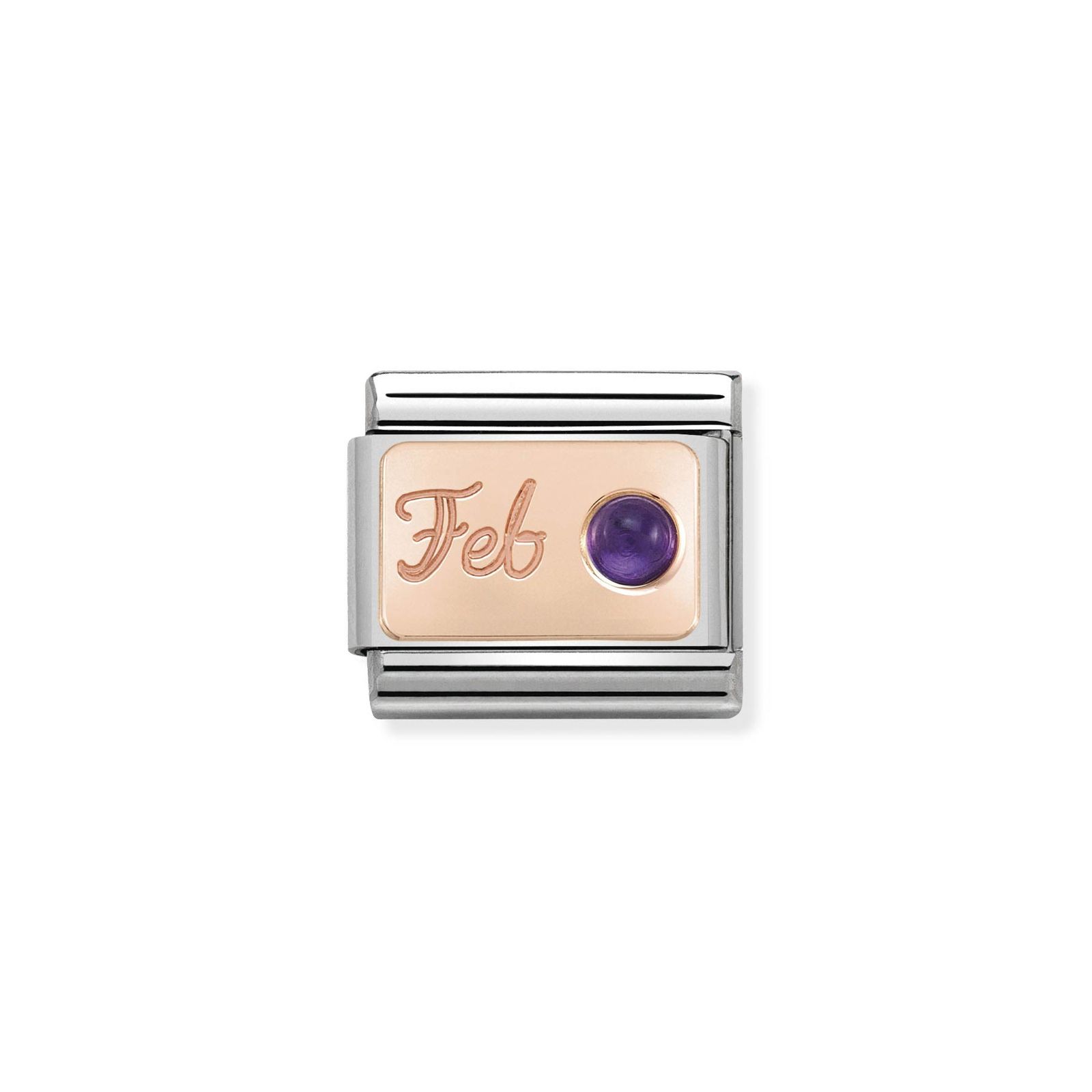 Nomination 430508/02 Classic February Birthstone Amethyst Jewellery