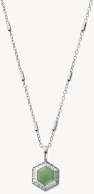 ChloBo In Bloom HAPPINESS Aventurine Necklace - 925 Sterling Silver SNCC3442