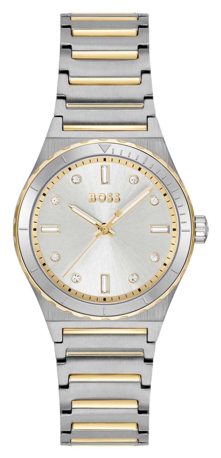 BOSS 1502790 Candor Sport (32mm) Silver Dial / Two-Tone Watch