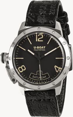 U-Boat CLASSICO 40mm Vintage Screws Bezel Black Dial 8890