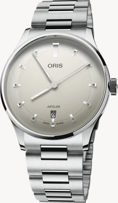 ORIS Artelier Date Automatic (38mm) White Dial / Stainless Steel Bracelet 01 733 7810 4051-07 8 20 20