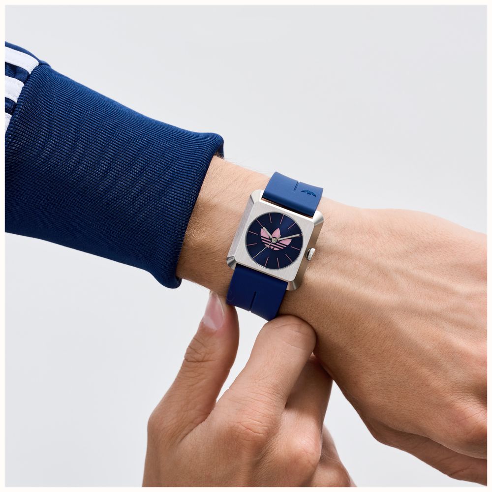 Adidas RETRO POP FOUR (31mm) Blue Dial / Blue Silicone Strap AOSY26502 - alternate view 5