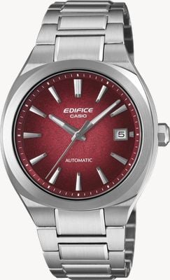 Casio Edifice Automatic (38mm) Red Gradated Dial / Stainless Steel Bracelet EFK-200D-4AER