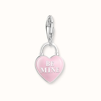 Thomas Sabo Silver Charm Pendant With Three-Dimensional Heart 2071-691-9