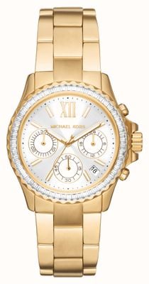 Michael Kors Everest Women's Gold-Toned Chronograph Watch MK7212