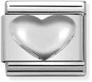Nomination Classic Heart Sterling Silver & Steel Charm 330106/01