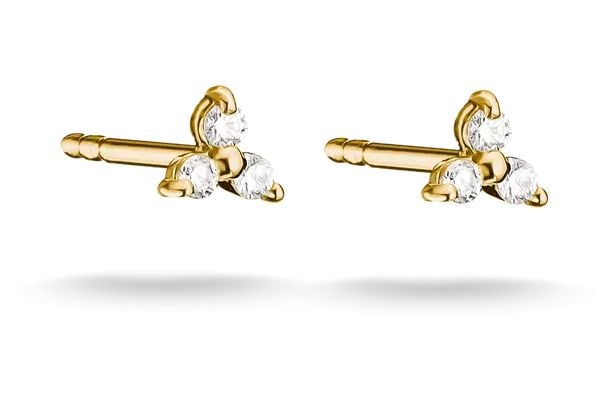 Thomas Sabo H2368-M01-14 classic stud earrings with white Jewellery