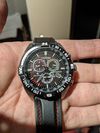 Customer picture of Citizen Men's Promaster Navihawk Radio Controlled A.T Chrono Black Dial Black Leather CB5841-05E