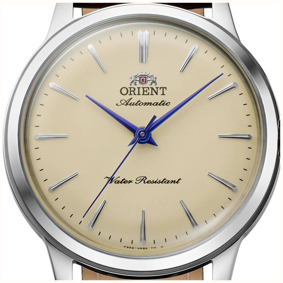 Orient Bambino 36mm Automatic Watch – Ivory Dial & Brown Leather Strap RA-BB0104Y30B - alternate view 2
