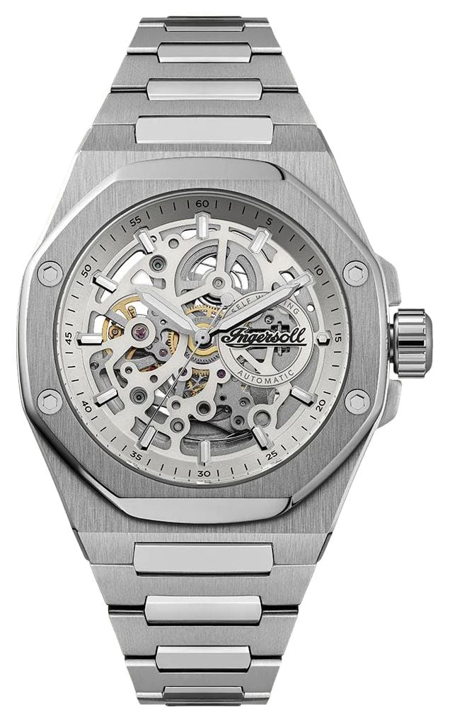 Ingersoll I17601 THE FALLER Automatic (43.5mm) Grey Skeleton Watch