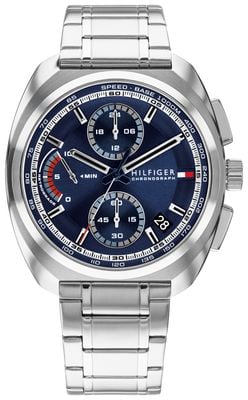 Tommy Hilfiger Cole Navy Blue Stainless Steel Bracelet Watch 1792273