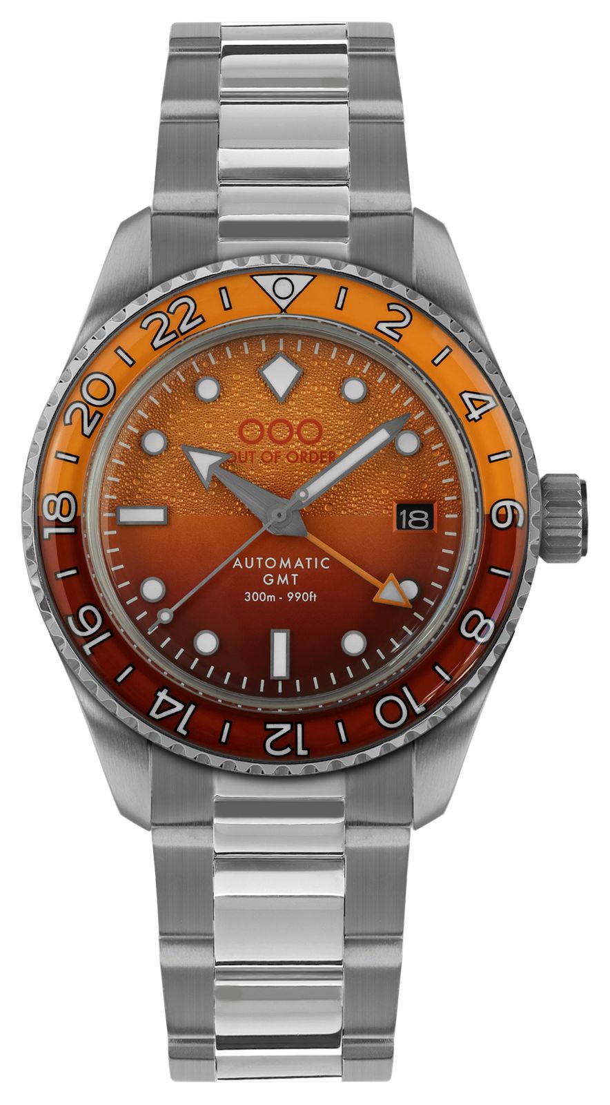 Out Of Order OOO.001-25.NE.BAND.SS Negroni Automatic GMT ( Watch