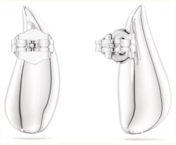 Swarovski Swarovski Classica drop earrings, Round cut, White, Sterling silver 5745016 - alternate view 3