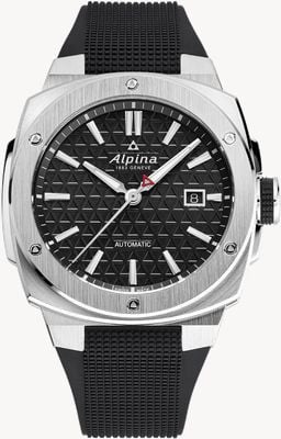 Alpina Alpiner Extreme Automatic (41mm) Black Textured Dial / Black Rubber AL-525B4AE6