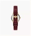 Fossil Gilmore 28 mm Three-Hand Red Leather Fossil Watch ES5510 - alternate view 2