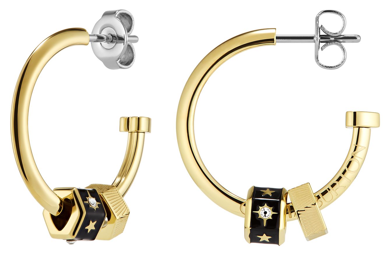 Olivia Burton 24100451 Signature Black & Gold Plated Bead Jewellery