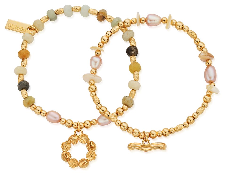 ChloBo GBSETAPS3539 TREASURES OF BALI Peace & Balance Set of Jewellery