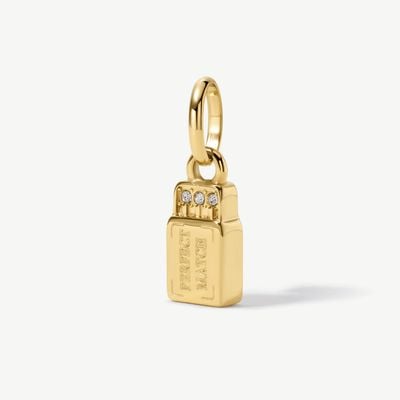 D.LOUISE Gold Tone Mini Perfect Match Charm CH-31
