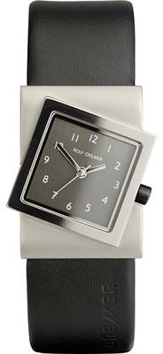 Rolf Cremer Turn Black Leather Strap Black dial 491819