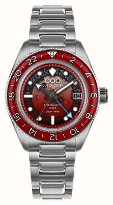 Out Of Order Spritz Bitter Limited Edition Automatic GMT (40mm) Gradient Glass Dial / Stainless Steel Bracelet OOO.001-25.BI.BAND.SS