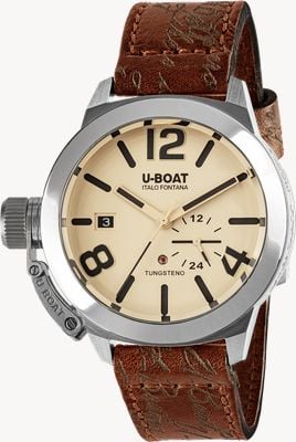 U-Boat Men's CLASSICO 42mm Tungsten Beige 8892