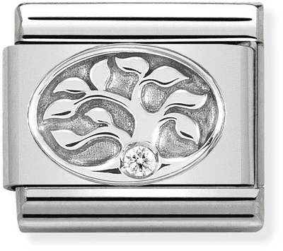 Nomination Classic Tree of Life Sterling Silver & Steel Charm 330311/10