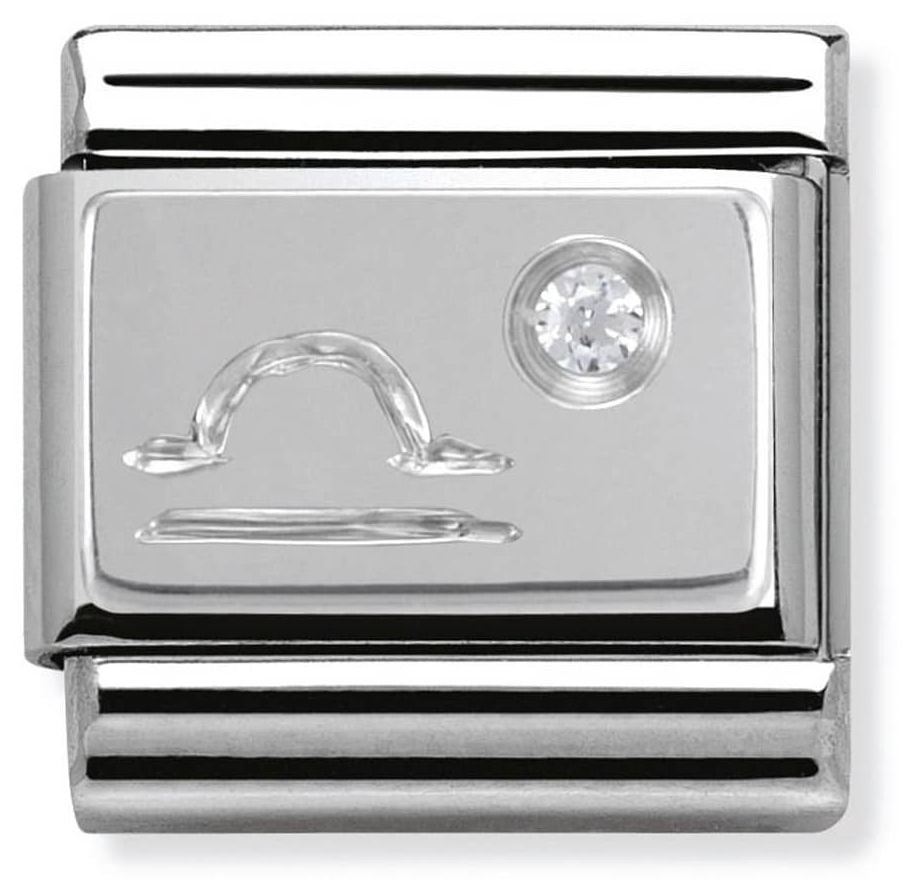 Nomination 330302/07 Classic Libra Cubic Zirconia Sterling Jewellery