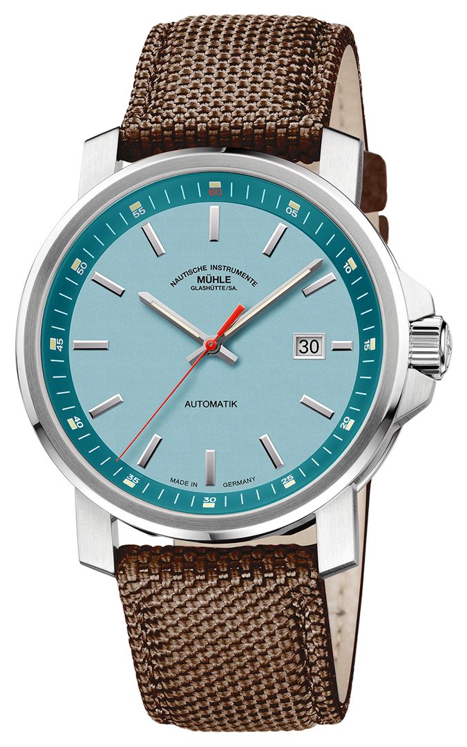Mühle Glashütte M1-25-39-CB 29er Big (42.4mm) Pacific Blue Watch