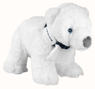Bering 15th Anniversary Plush Polar Bear - 18cm GWP 99800-012-2025 Bering 15th Anniversary Plush Polar Bear - 18cm GWP 99800-012-2025