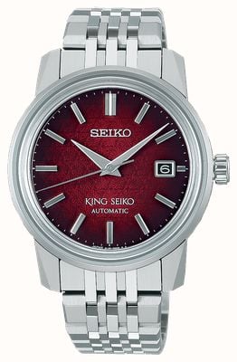 Seiko King Seiko KSK 6L ‘Garyu-Bai Red’ (38.6mm) Red Dial / Stainless Steel Bracelet SJE103J1